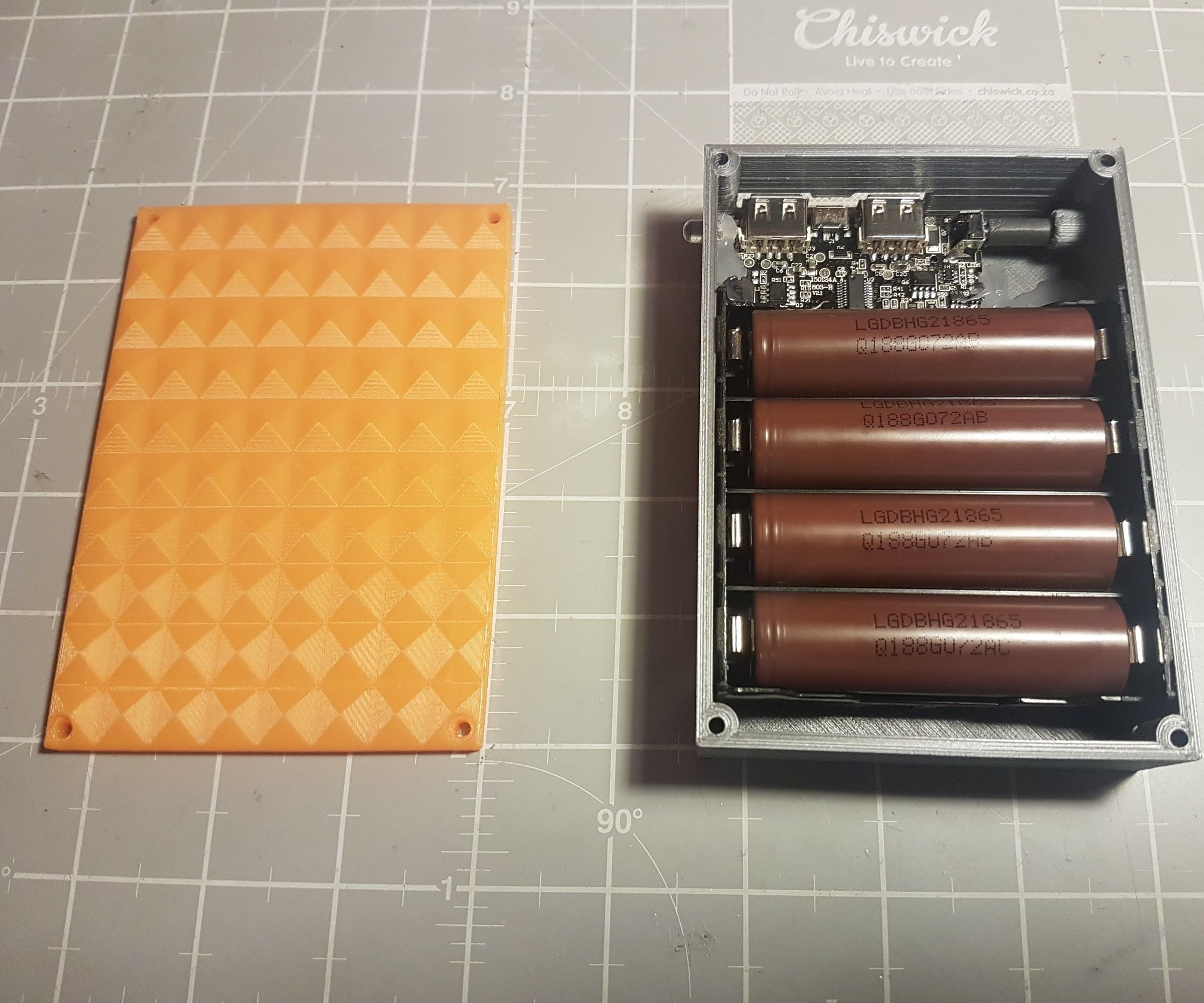3D Printed 12000mAh Power Bank