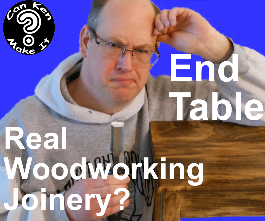 End Table With Open Mortise Joinery