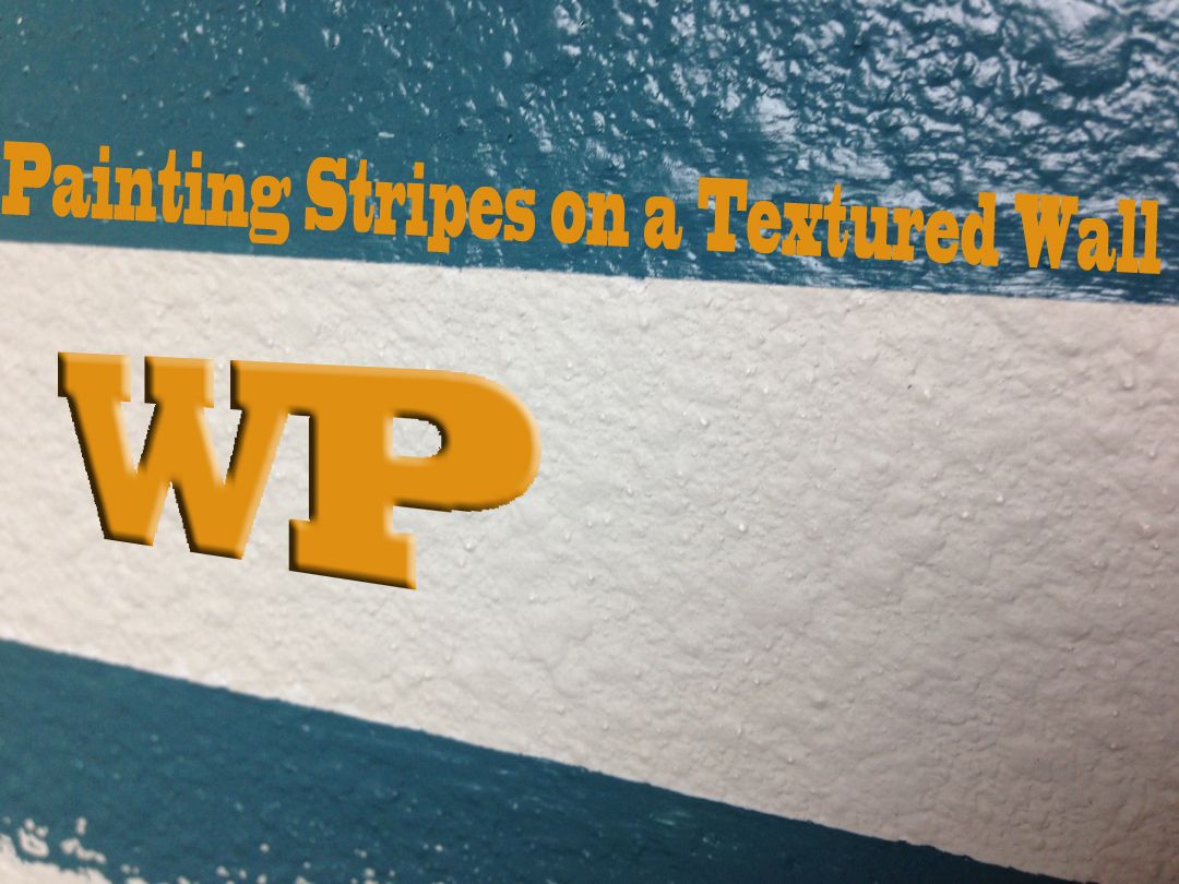 How to Paint Stripes on a Textured Wall