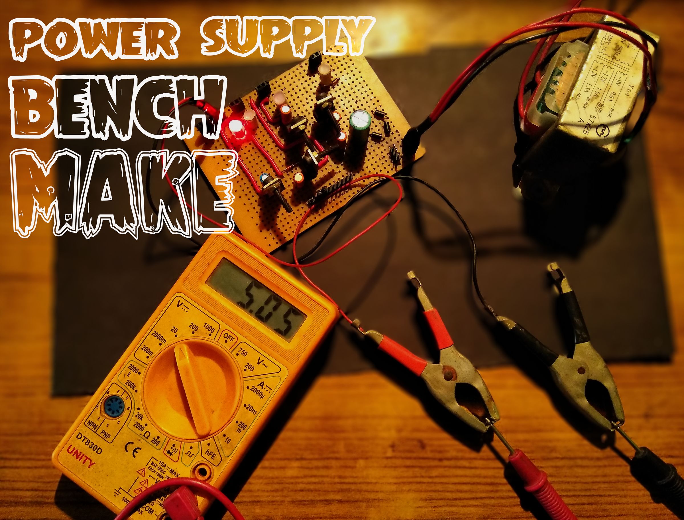 Make Simple Adjustable WorkBench Power Supply 