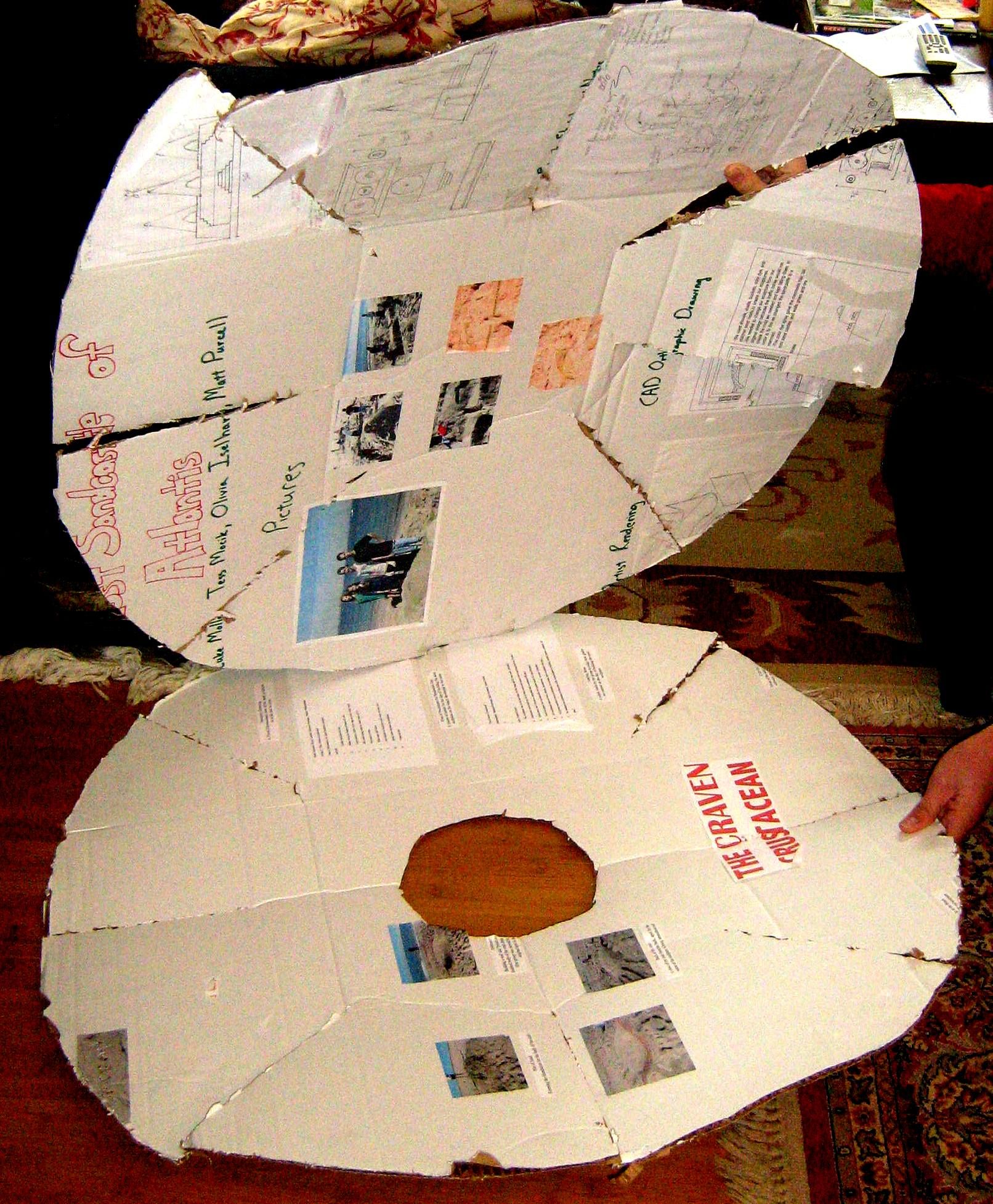 Clammy Cardboard Costume