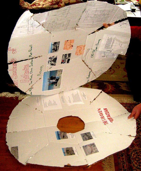 Clammy Cardboard Costume