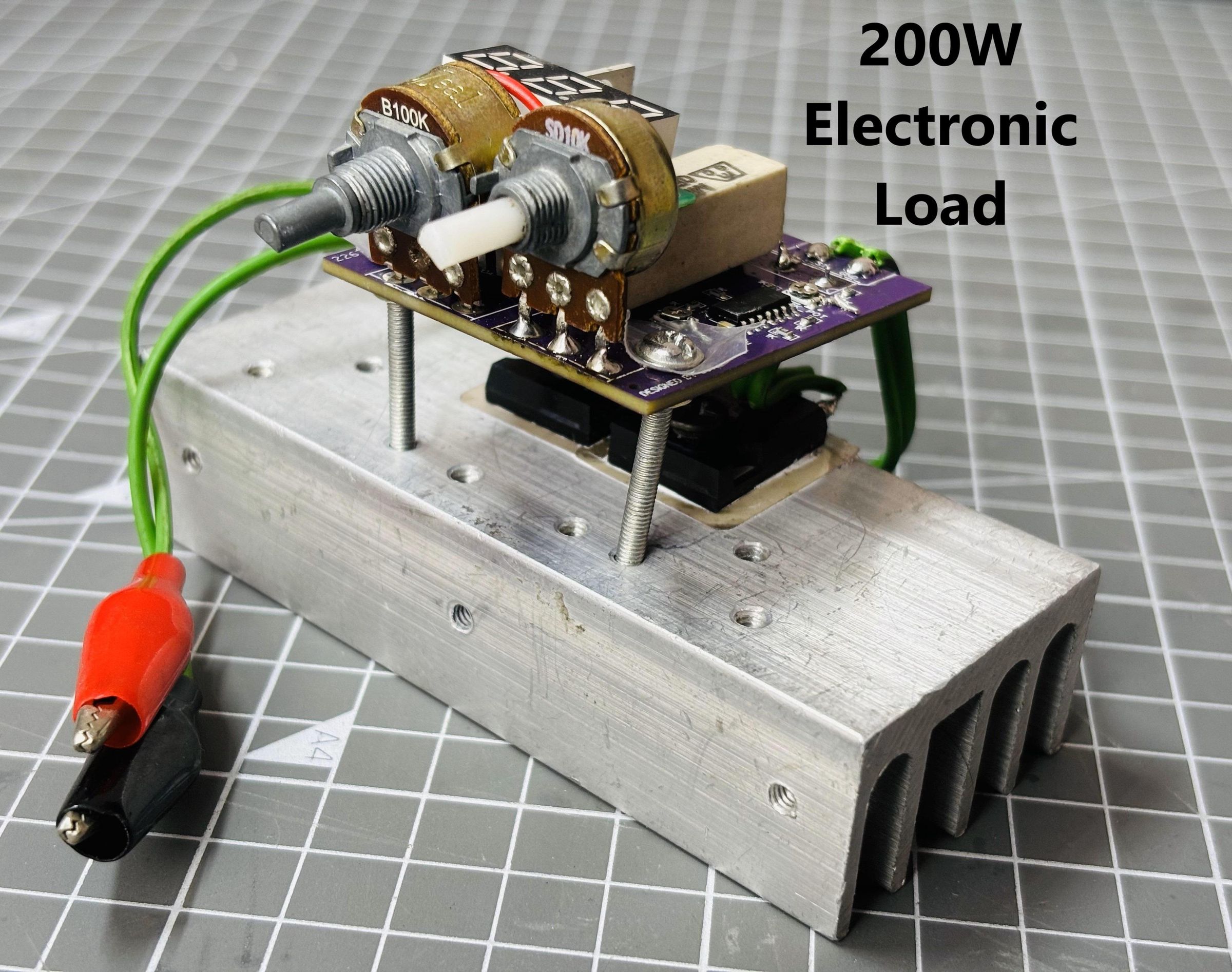 DIY a 200W Precise Electronic Load