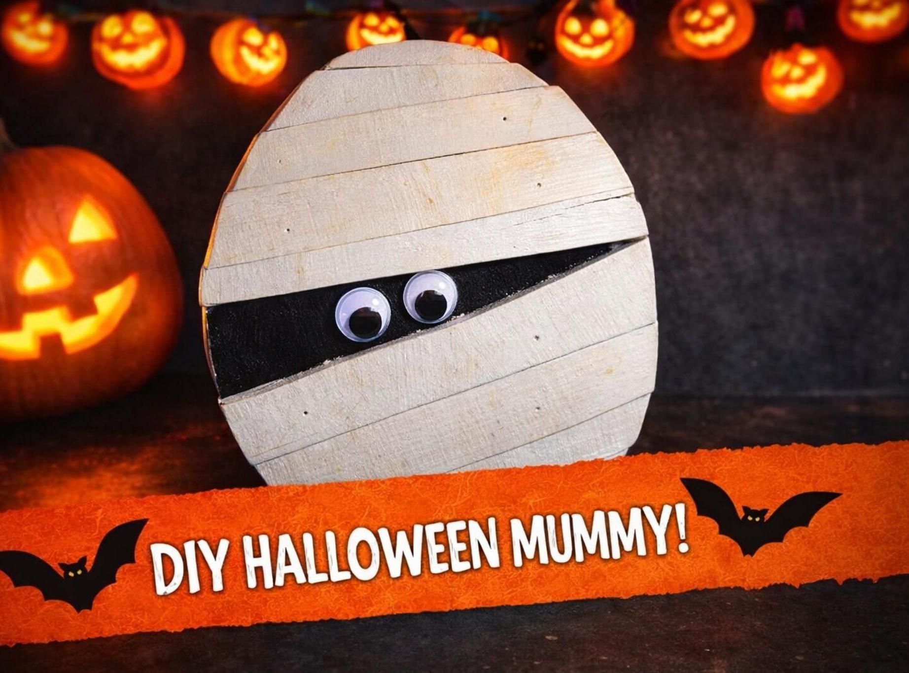Halloween Mummy Decor | DIY