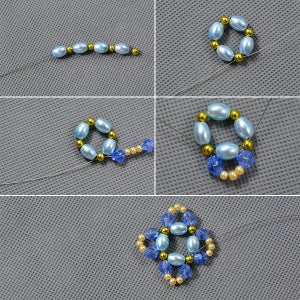 Make the Base of the Pearl Beads Necklace