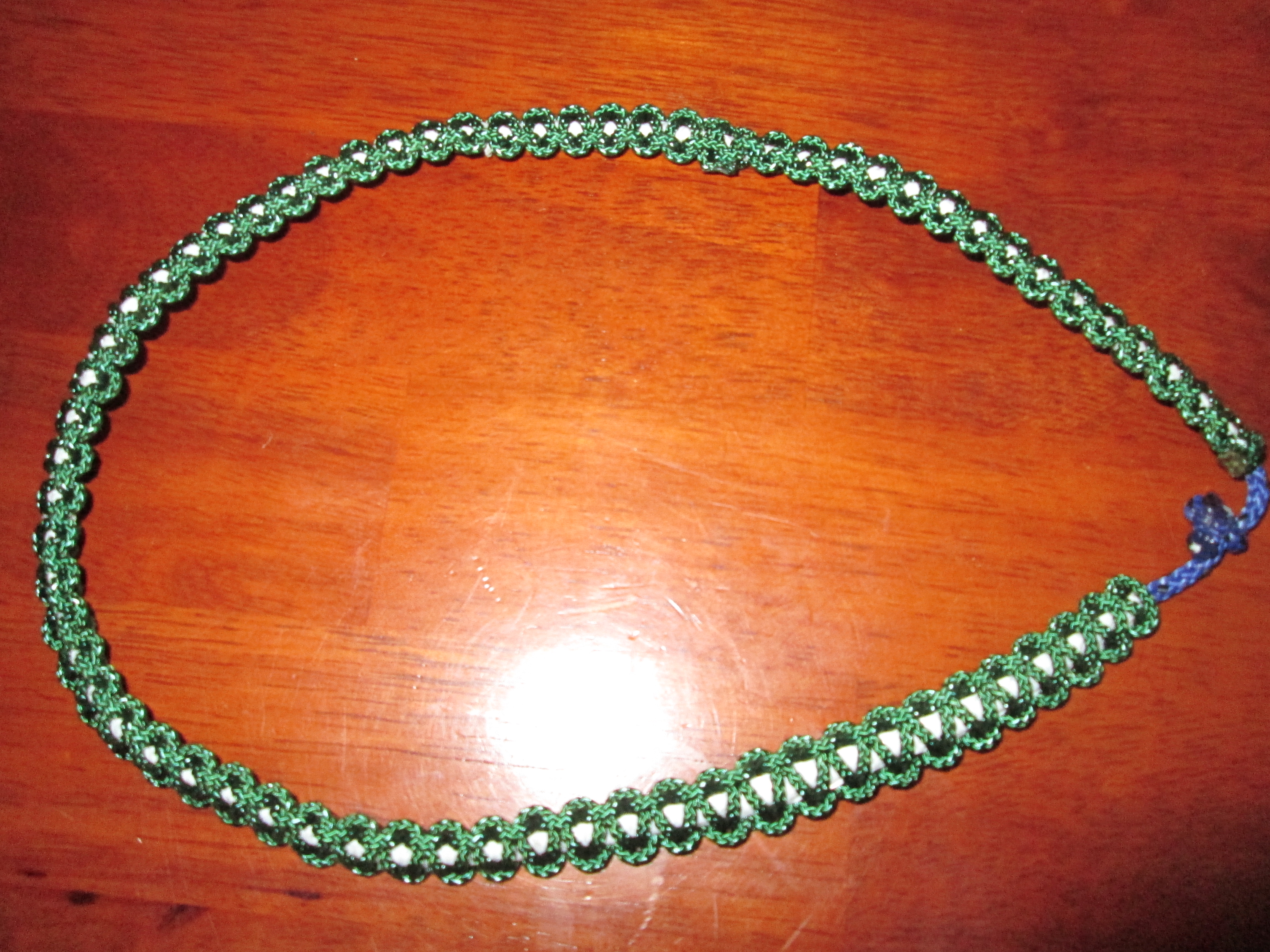 Glow in the Dark Duct Tape Paracord Necklace
