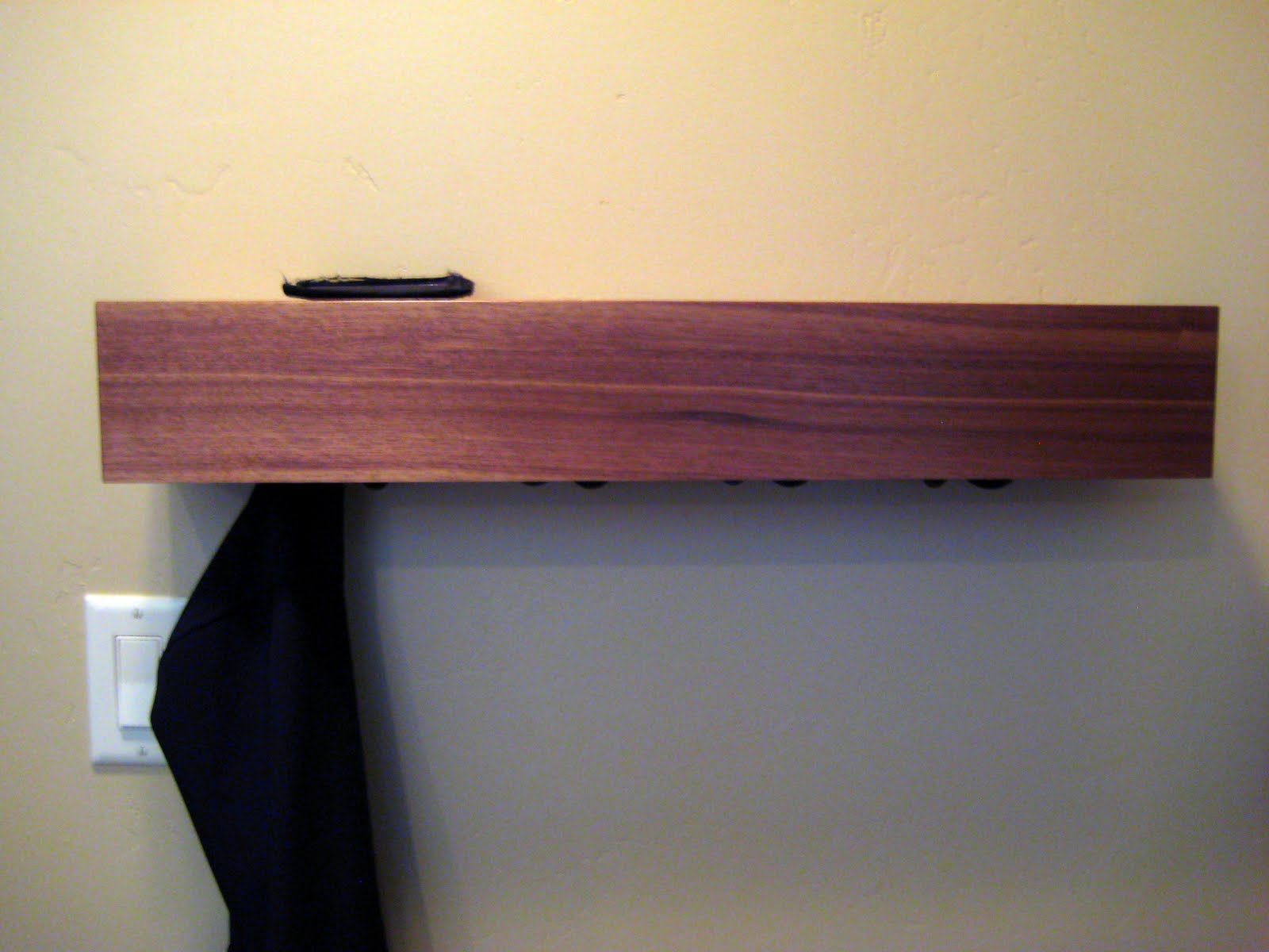 Behind the Door Coat Hanger/Shelf Instructables