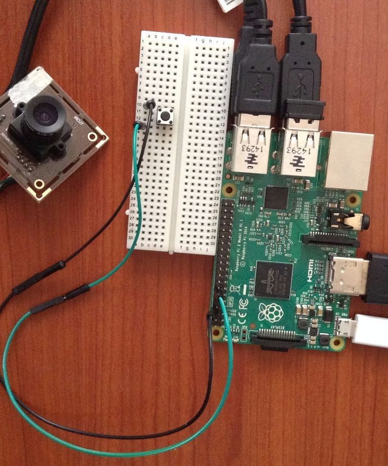 Trigger a Webcam with a button and Raspberry Pi