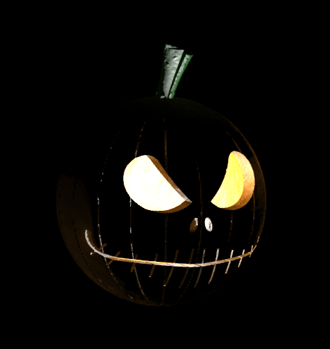 Jack O Lantern Pumpkin Head
