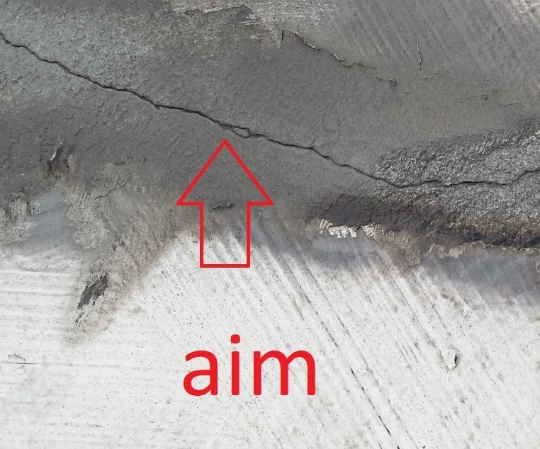Crack Repair in Concrete Roof