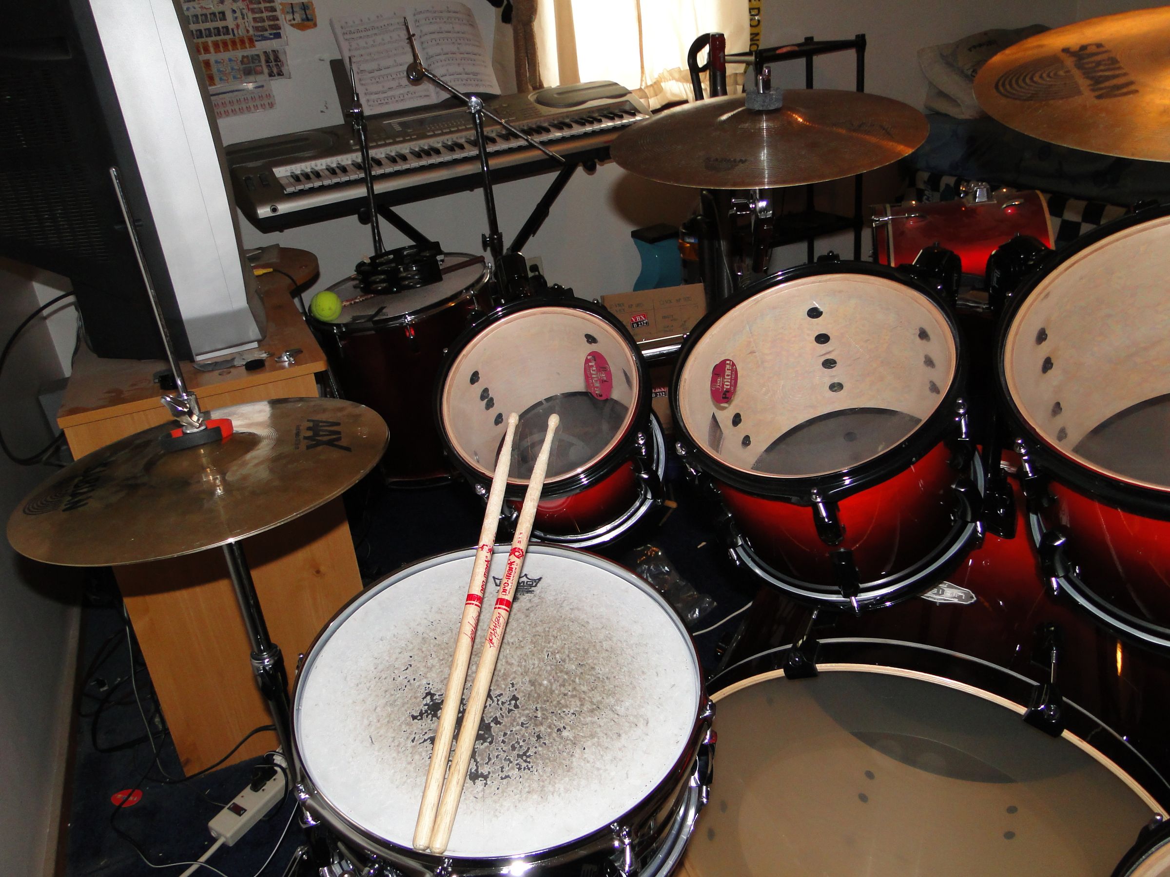 YES!!!!!!!!!!! (New Drumset for Christmas