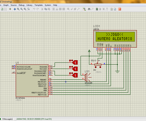 Random Number Game With PIC16F628