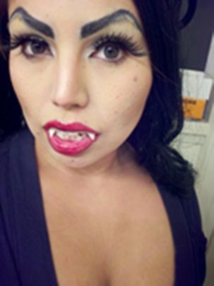 Vampira/Vampire Pinup Makeup!