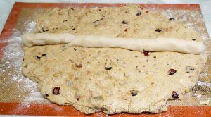  Putting the Marzipan in the Middle of the Dough & Folding the Dough Around It & 2nde Rise!
