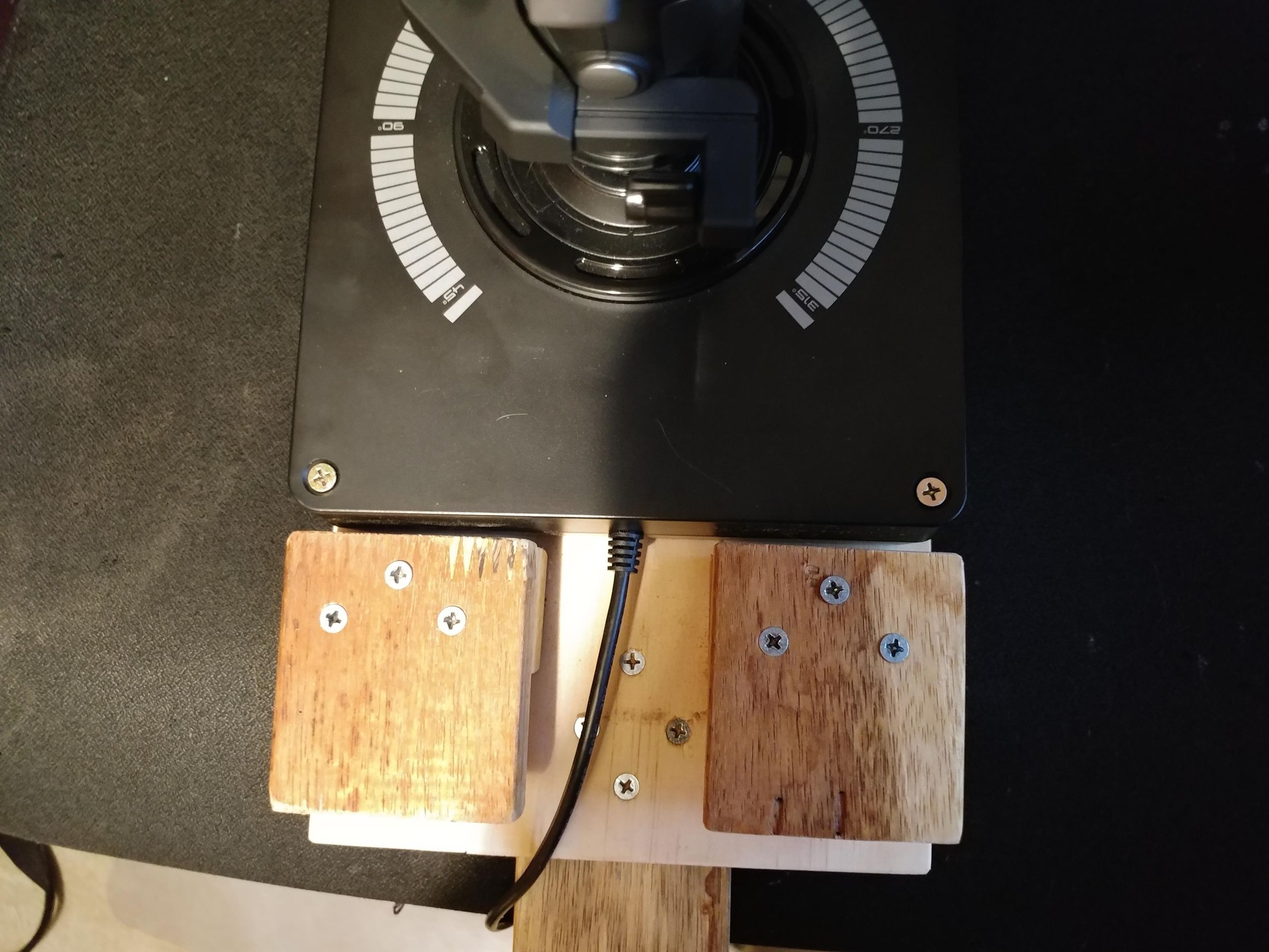DIY HOTAS Desk Mount the Dad Mount 8 Steps Instructables
