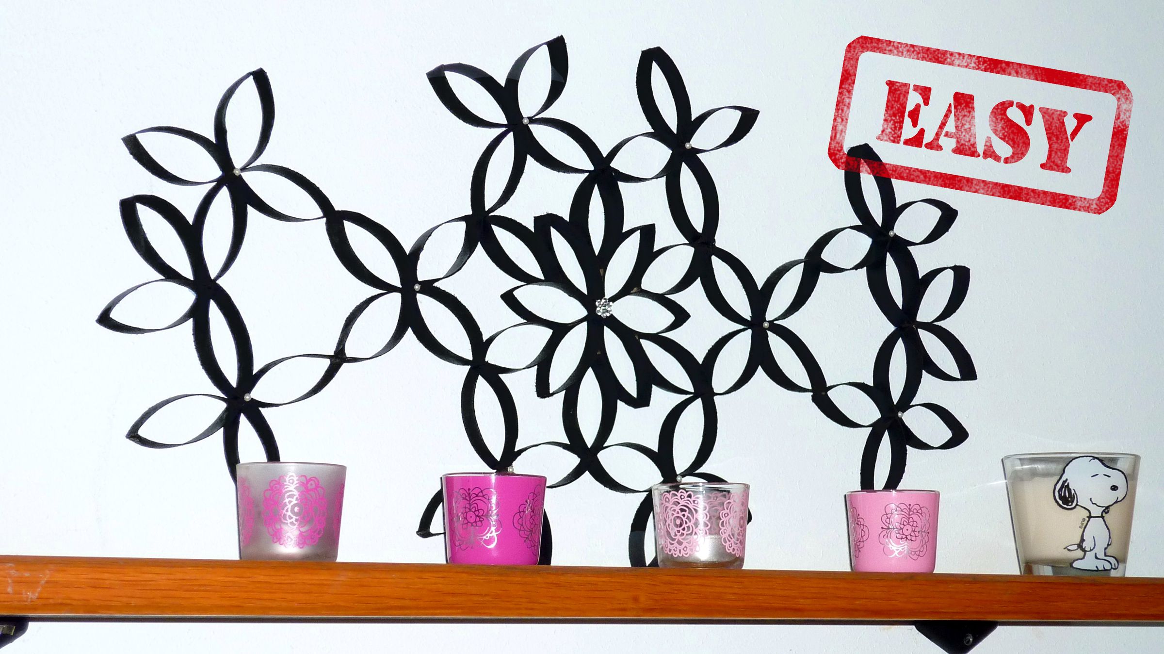 DIY Room Decor - a Wall Art With Toilet Paper Rolls!?!? (almost Free)