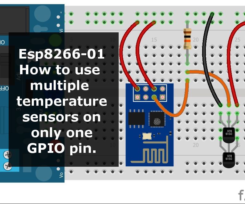 ESP8266-01 Temperature Logger With Multiple Inputs