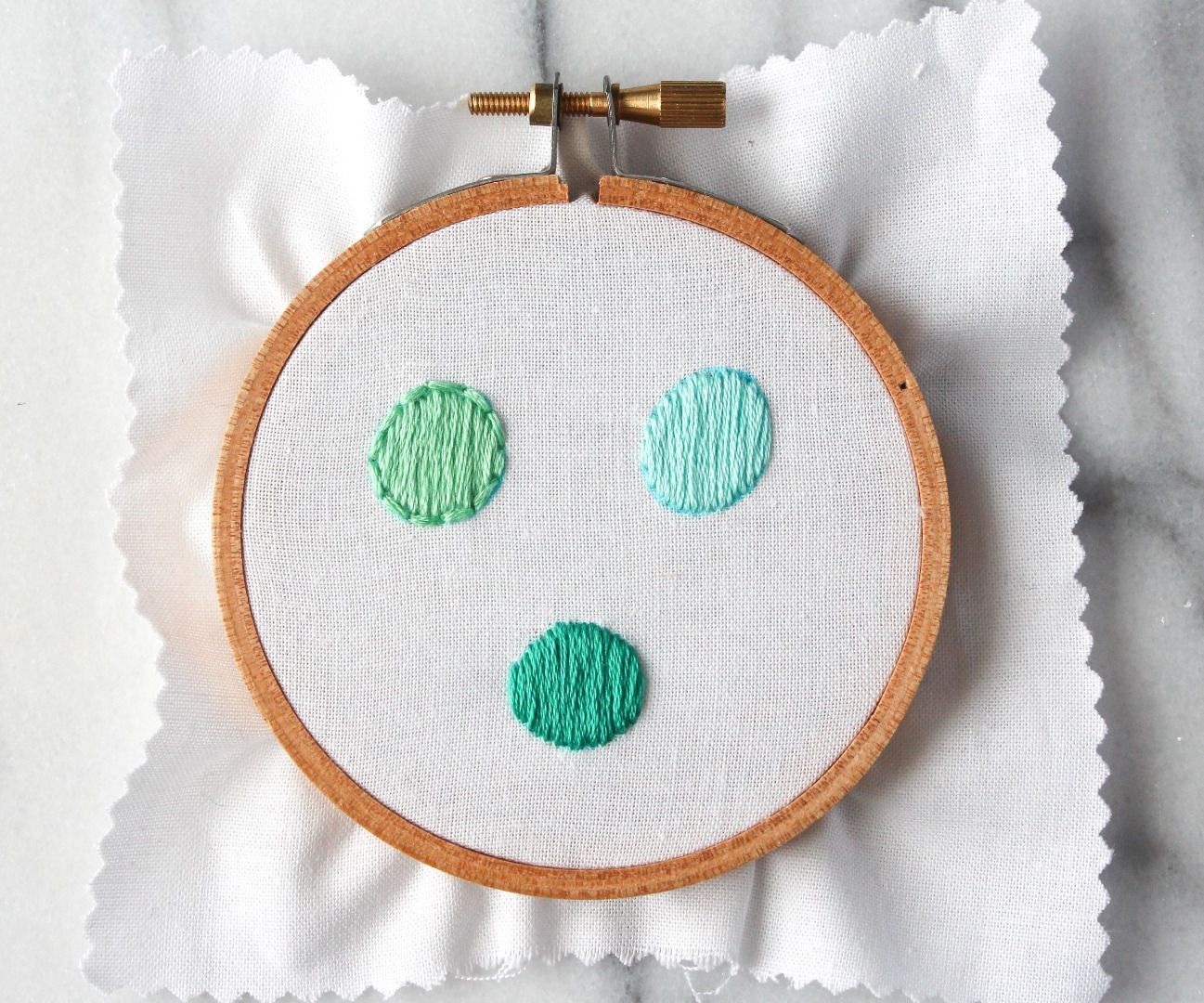 Embroidery How To: Satin Stitch
