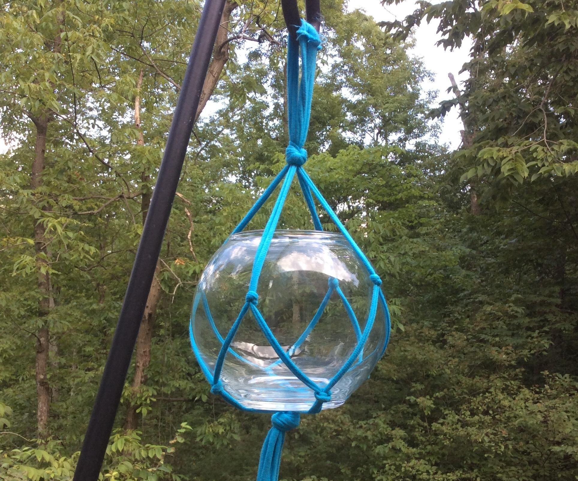 Upcycled Macrame Planters