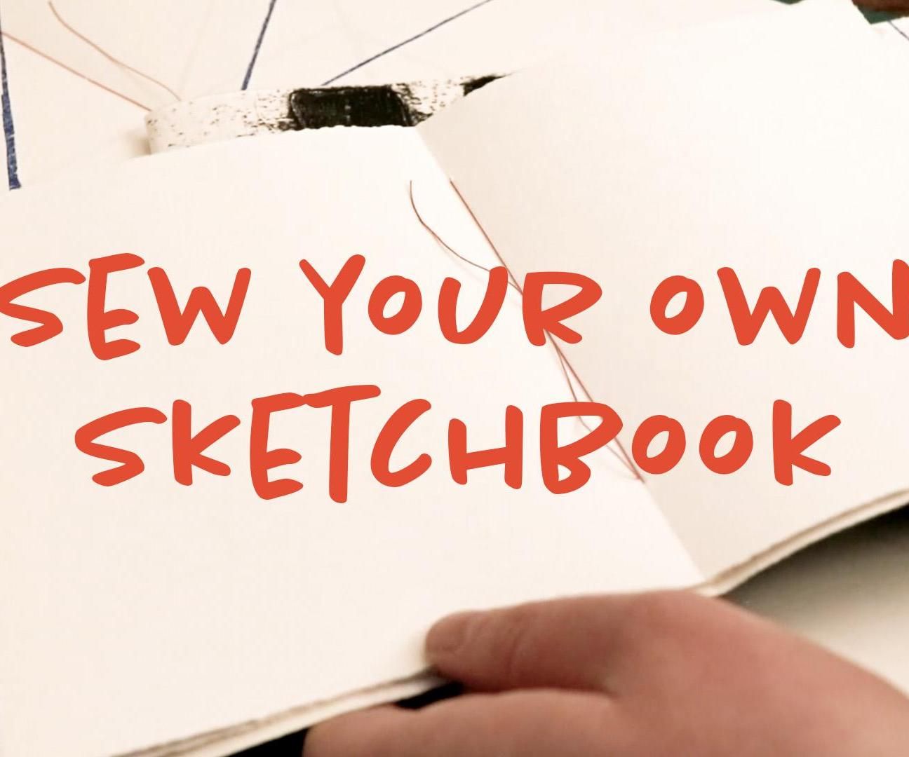 Make a Pamphlet Stitch Sketchbook