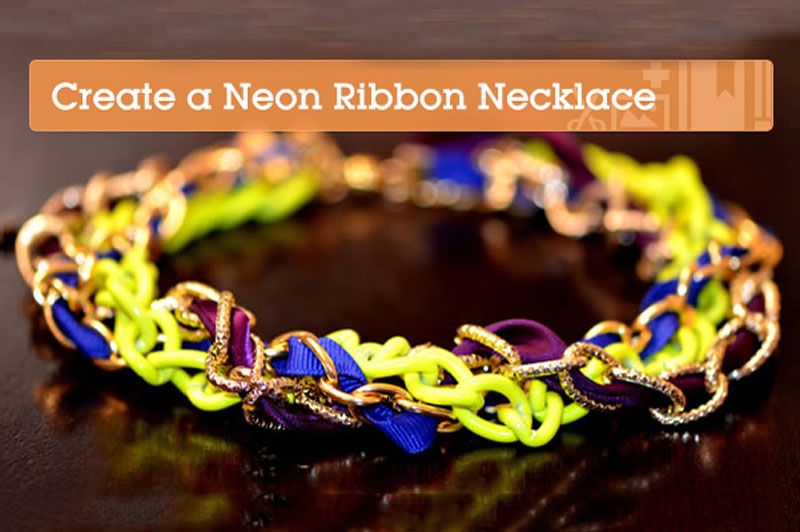 Easy Ribbon Necklace Diy Idea for Designing a Personalized Mothers Day Jewelry