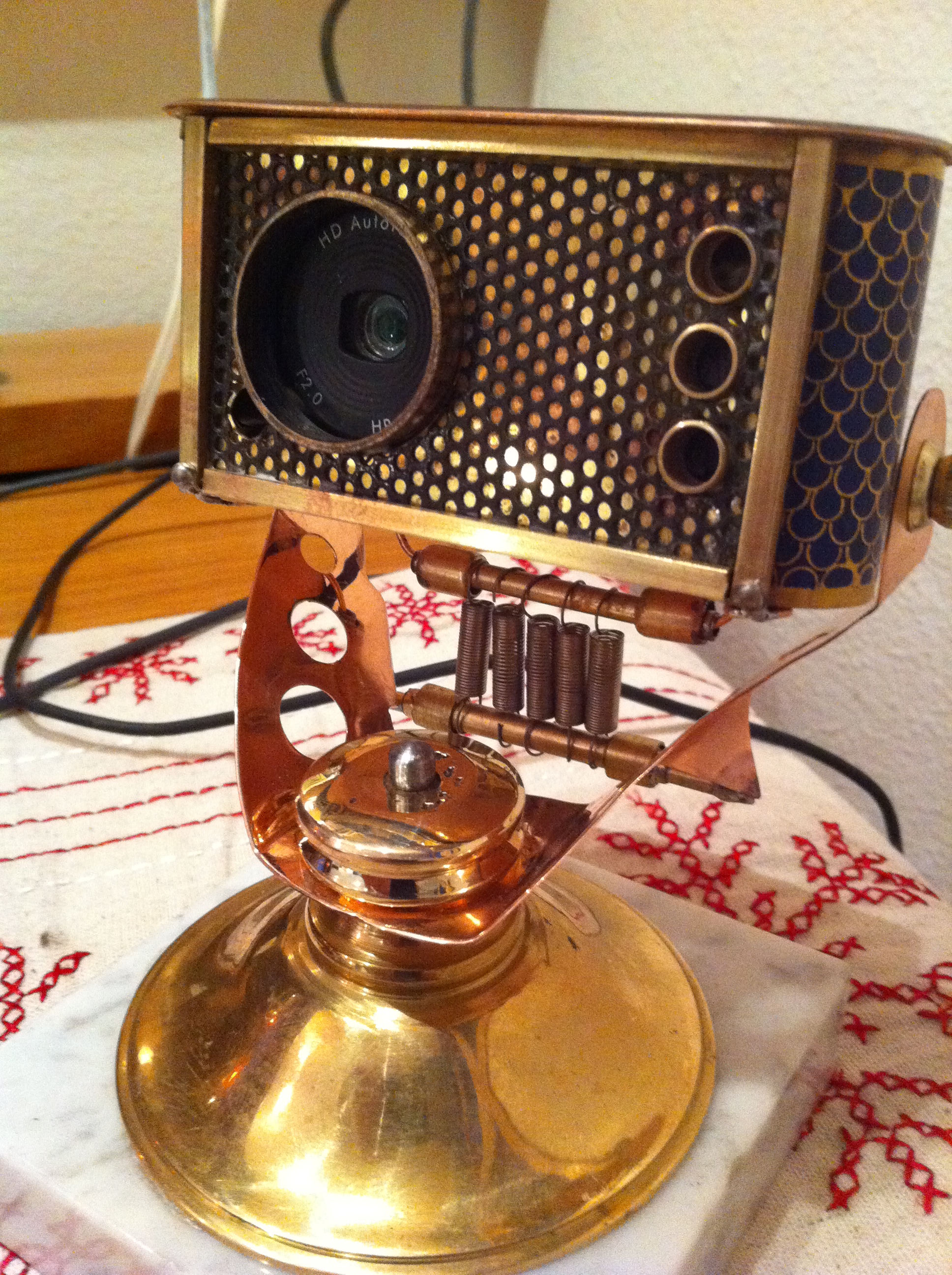 Steampunk Web Cam Cover