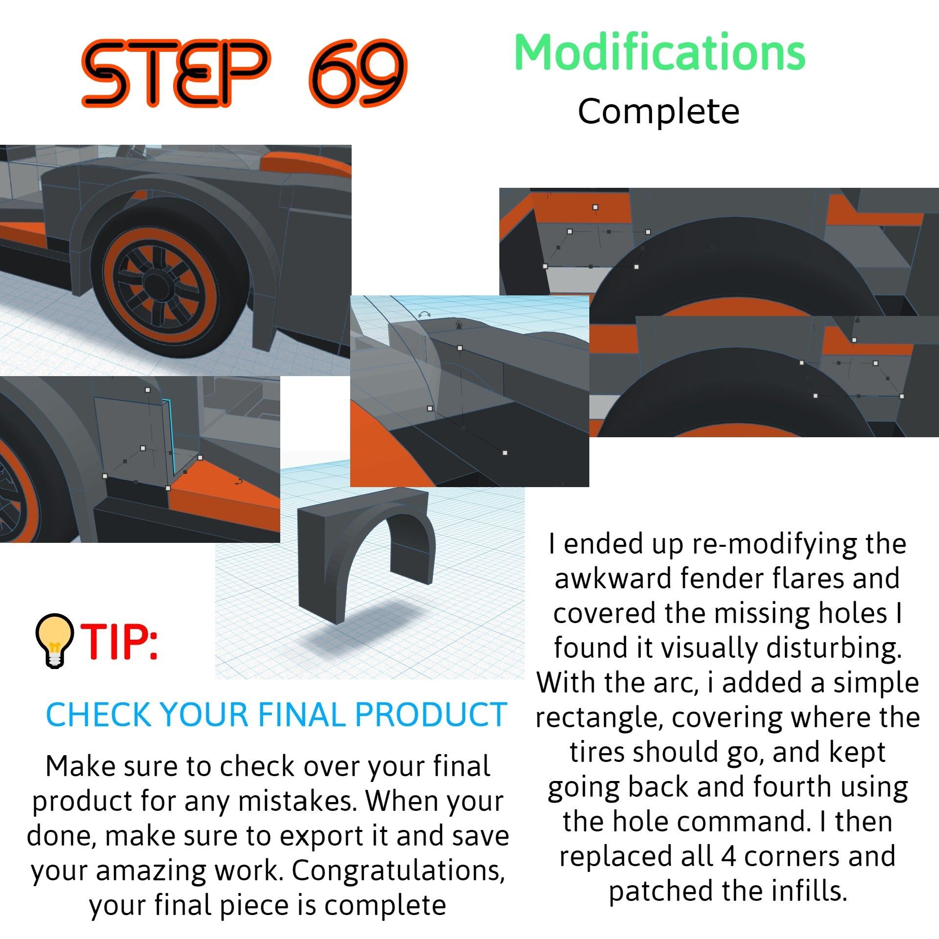 How to Make a McLaren Senna in Tinkercad 6 Steps (with Pictures