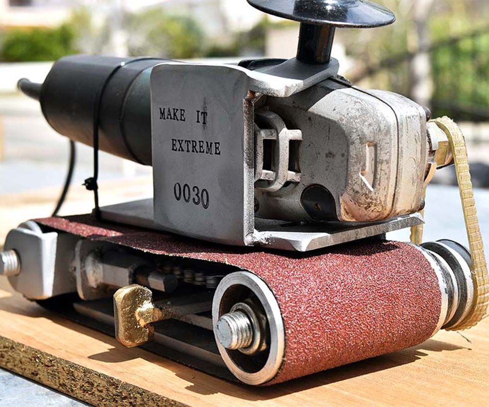It's Possible to Use the Angle Grinder As a Belt Sander!