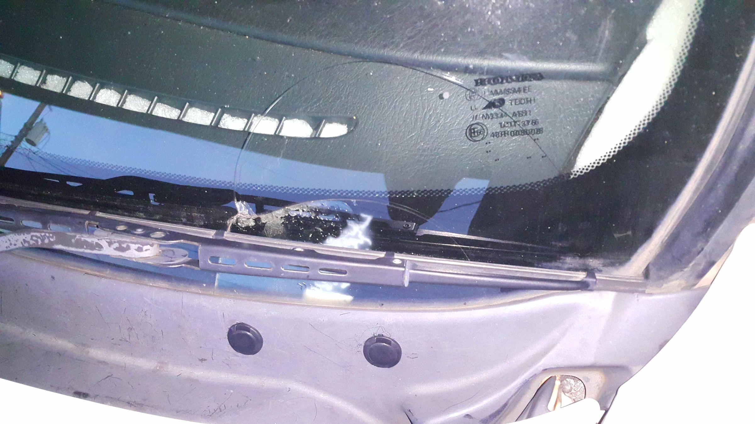 Quick Fix for a Broken Windshield. 