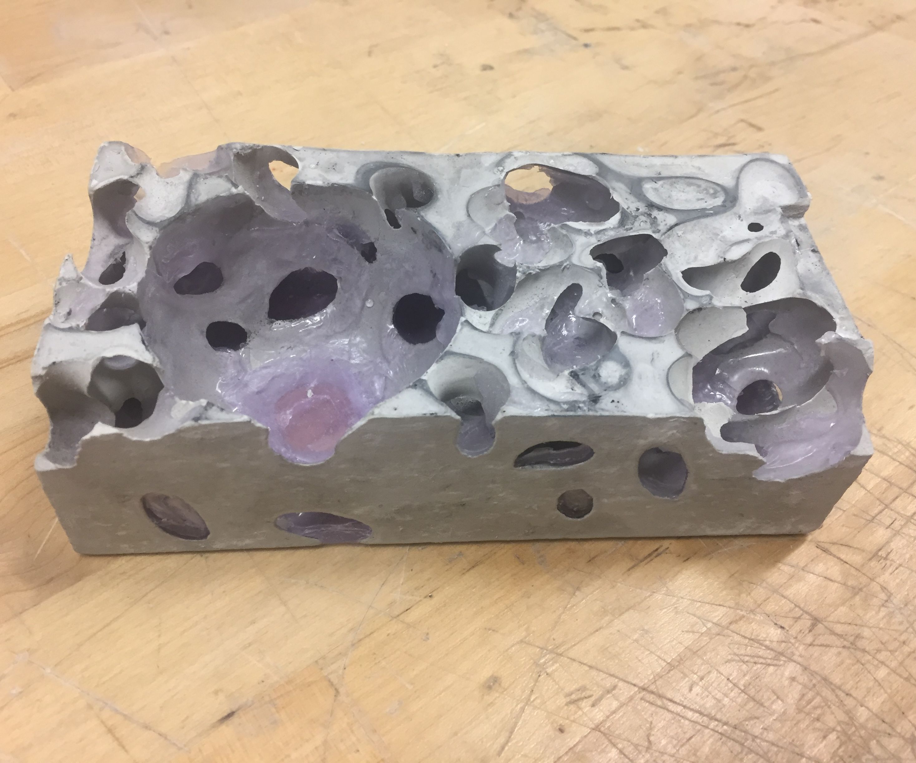Geode Moon Block