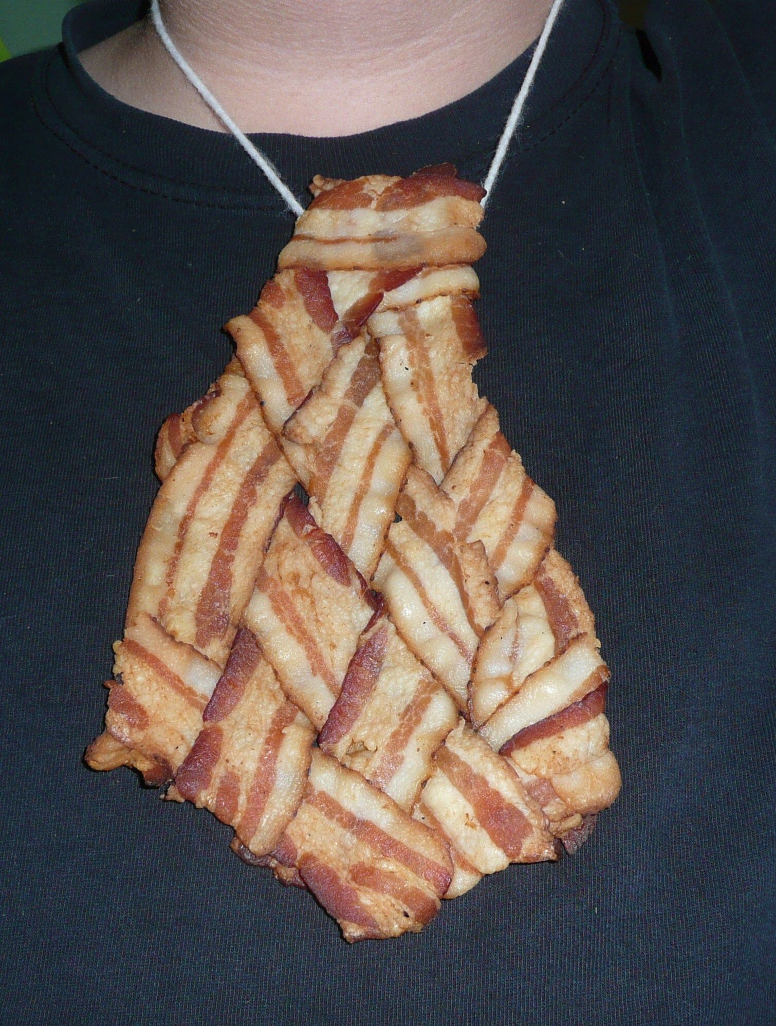 Wearable Bacon Tie