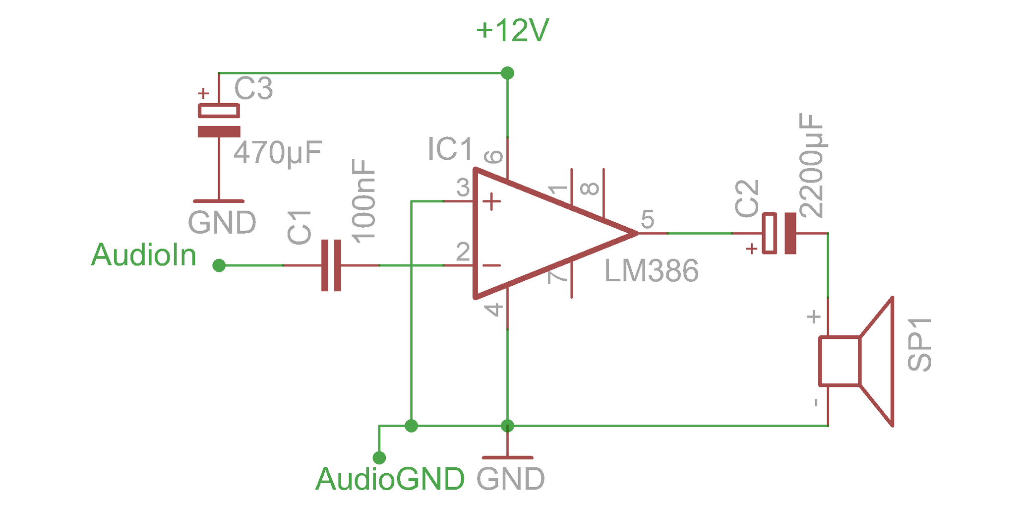 Make Your Own Low Budget Bluetooth Music System : 5 Steps (with ... Circuit Diagram