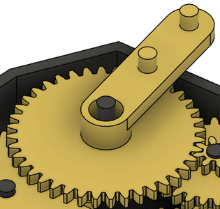 Adjust Gear to Combine Rotation and Revolution