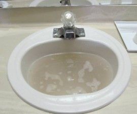 Plunging Bathroom Sink