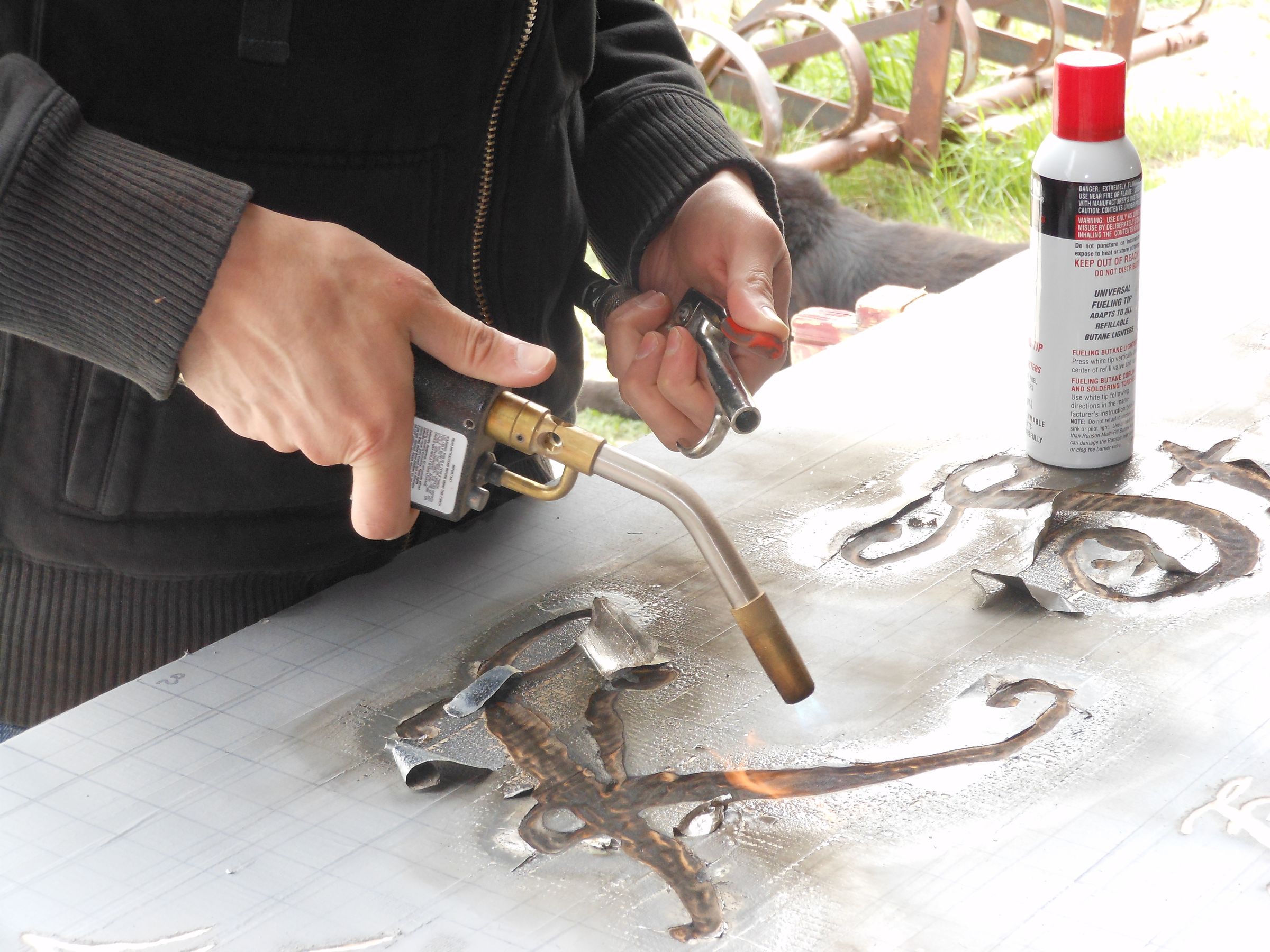 Use Duct Tape, a Sandblaster, and a Torch to Make a Sign 7 Steps (with Pictures) Instructables