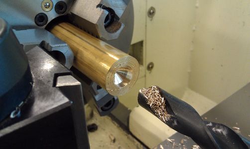 Boring the Center Hole