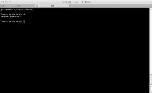 Partition the SD Card
