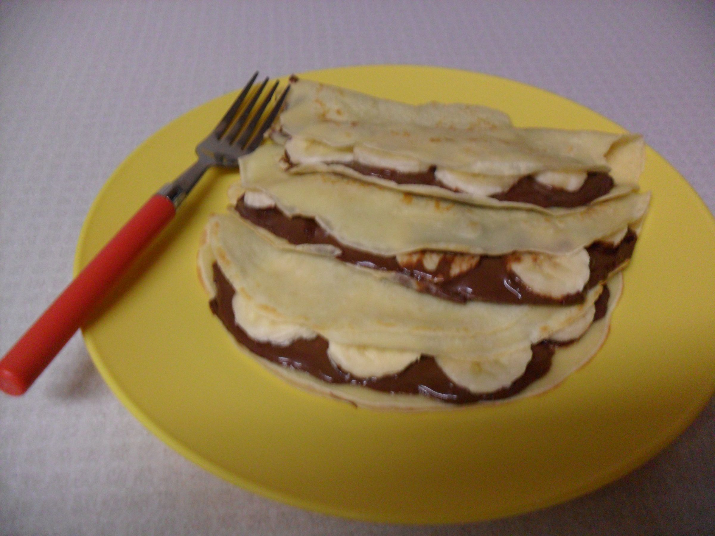 Banana Nutella Crepes