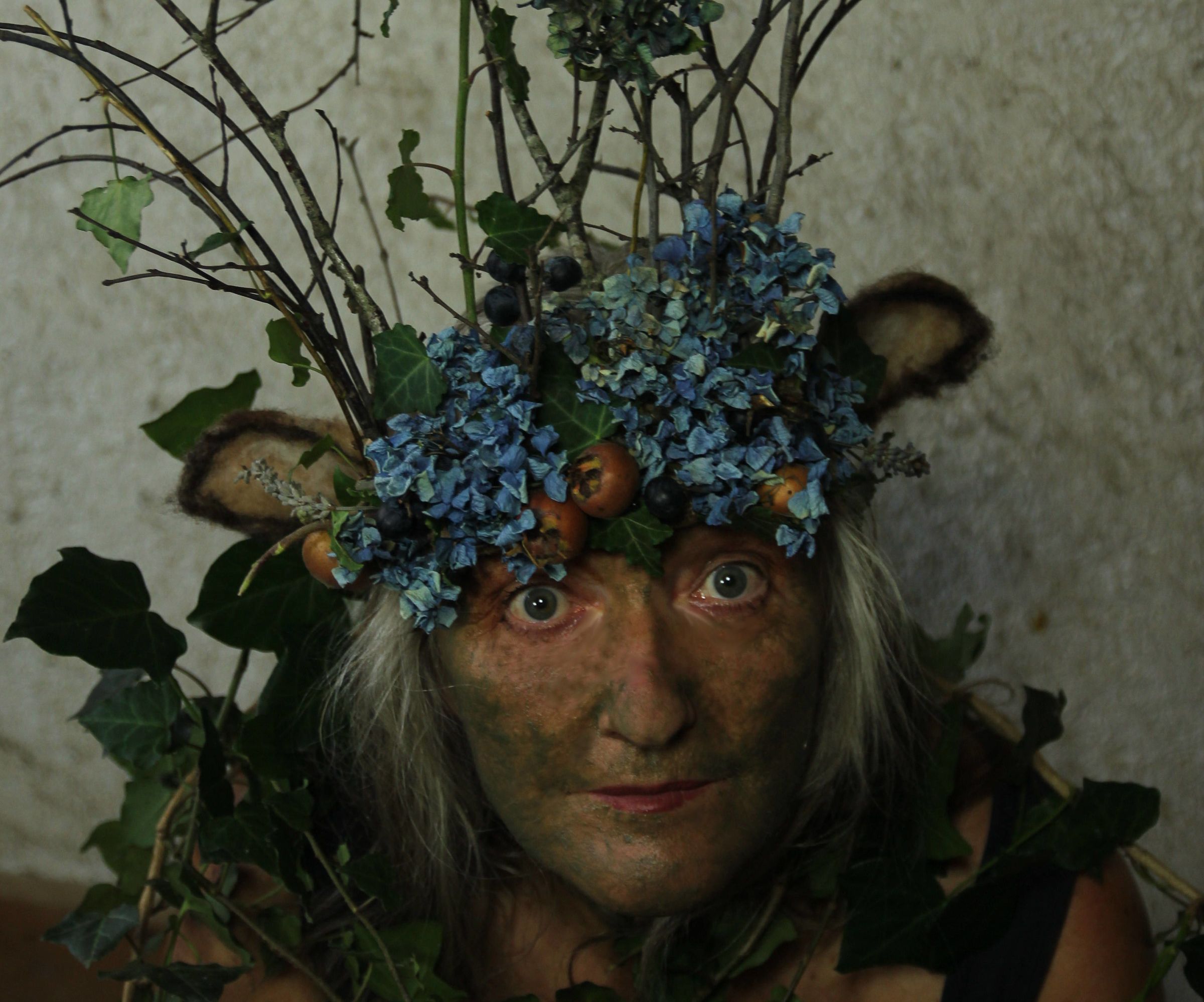 Woodland Spirit Twig Crown With Fawn Ears 