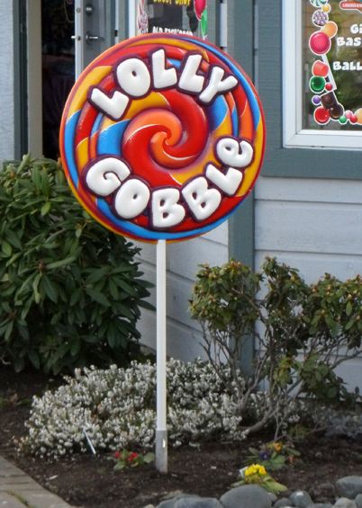Giant Lollipop Sign