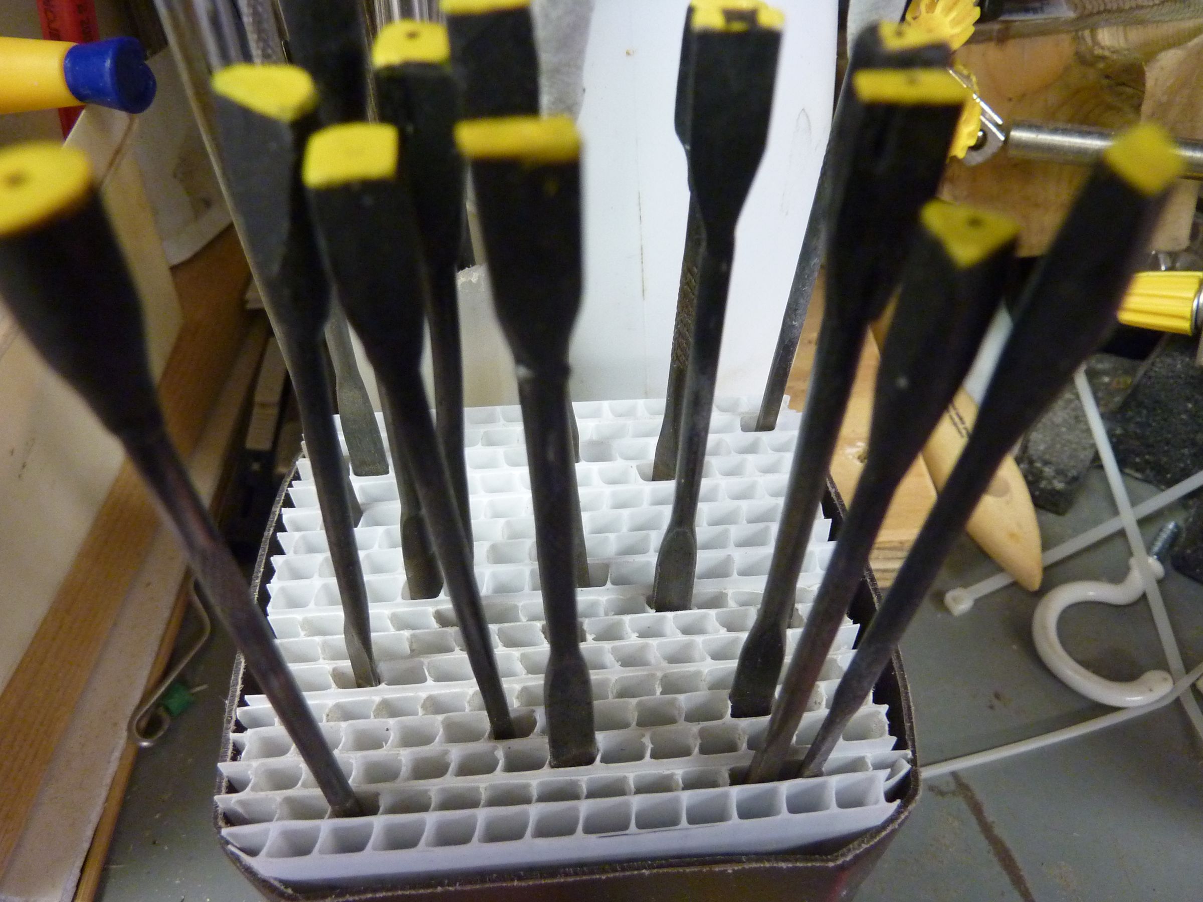 Store Your Needle Files for Free in Corrugated Plastic
