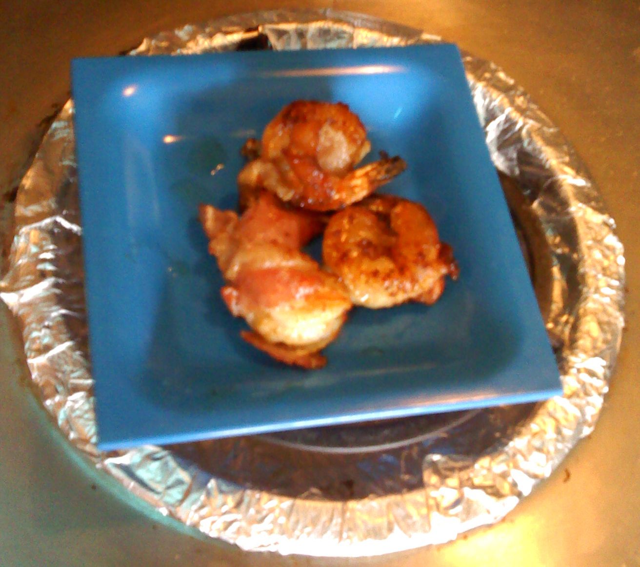 Bacony Shrimpy Goodness