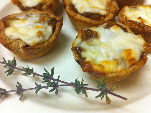 French Onion Mini Pies