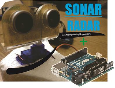 Sonar Radar System Using Arduino, Servo & Ultrasonic (HC-SR04) : 6 ...