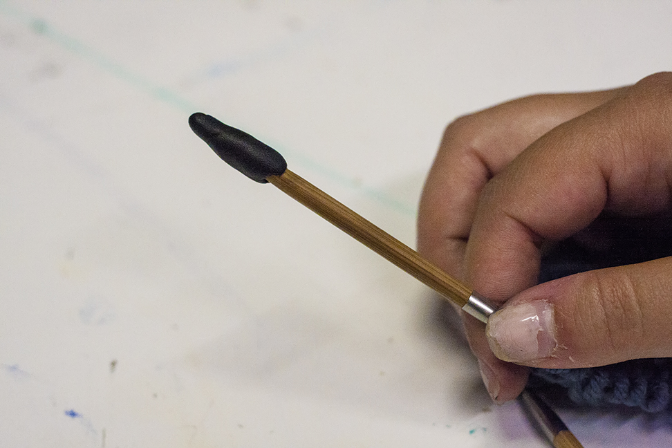 Sugru Knitting Needle Tip Covers