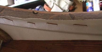 Sew the Coaming to the Skin