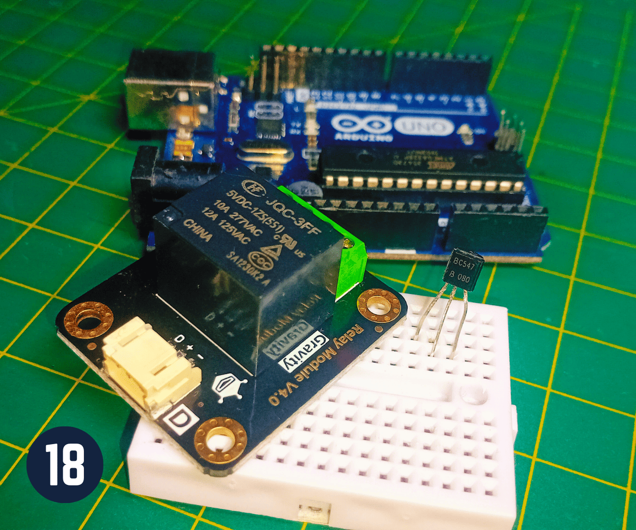 How to Use Relays and Transistors With Arduino - Lesson #18