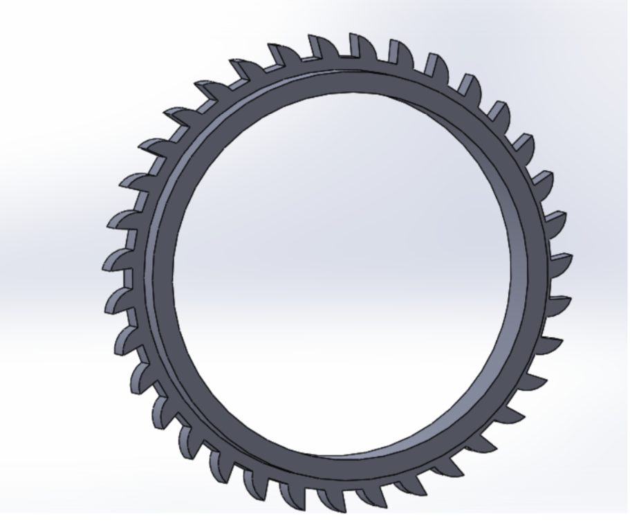 Design and Assemble a Wheelchair Lever Arm: Top Stacked Gear