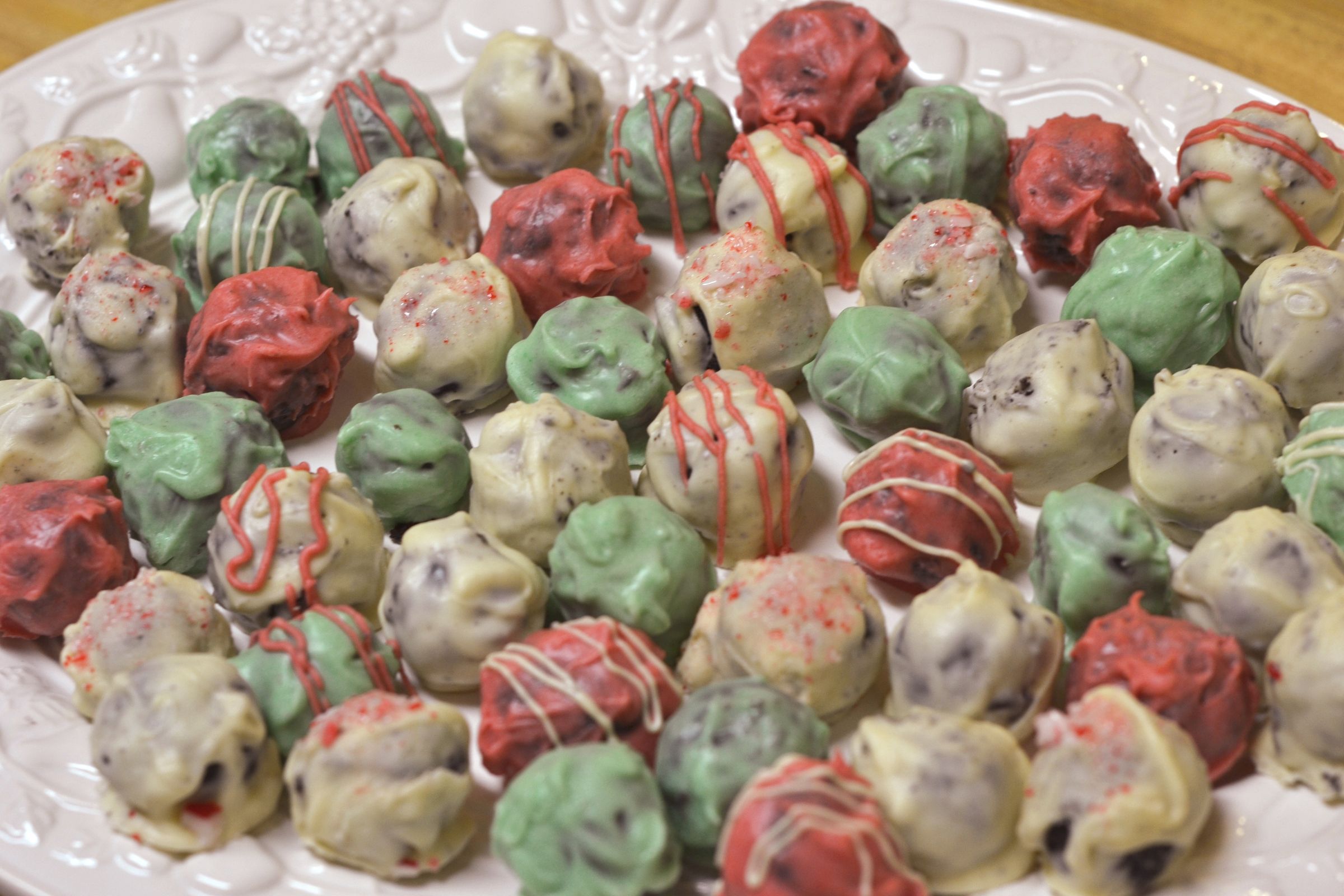Holiday Inside Out Oreo Balls
