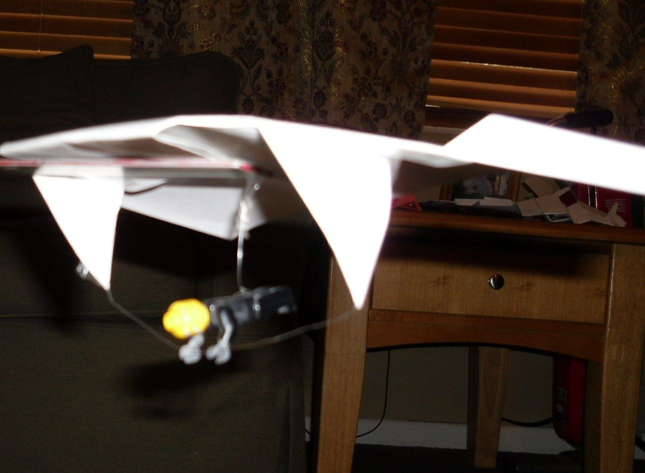 Paper Hang-glider for a LEGO Man